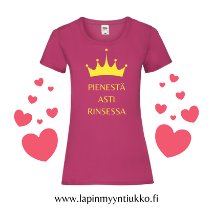 Naisten T-paita RINSESSA sis. alv. ILMAINEN TOIMITUS