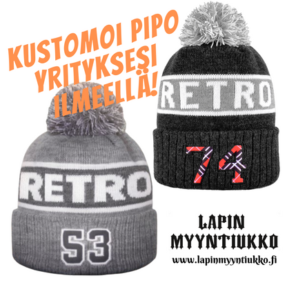 Klassinen retropipo kustomoituna esim. 50kpl.