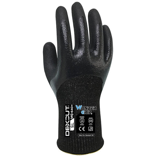 Wonder Grip Dexcut 640+ suojakäsine 6,30€/pari, 12 paria/pussi