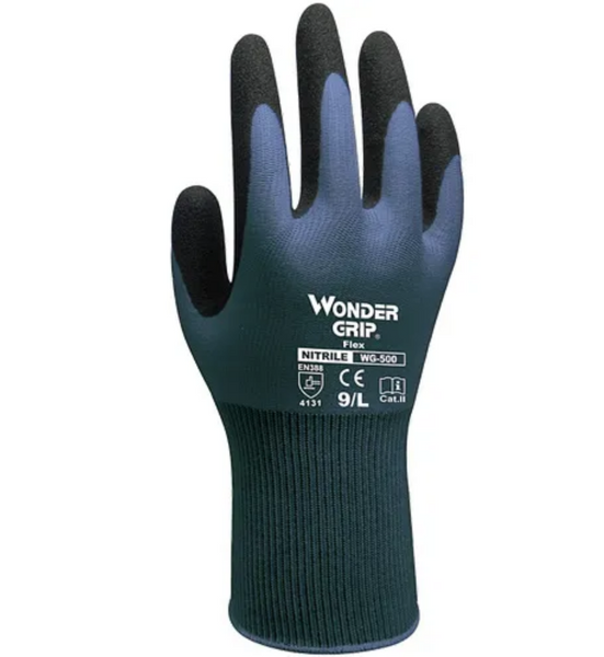 Wonder Grip Flex suojakäsine - 500 3,20€/pari, 12 paria/pussi