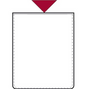 Muovikotelo 60x90mm ylhäältä auki. 1 pkt = 100 kpl