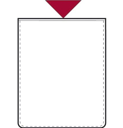 Muovikotelo 60x90mm ylhäältä auki. 1 pkt = 100 kpl
