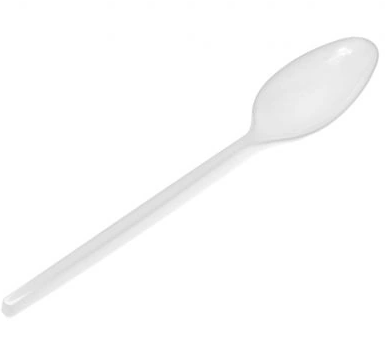 Kertakäyttöinen kahvilusikka 12,5 cm, valkoinen, 1000 kpl/pkt