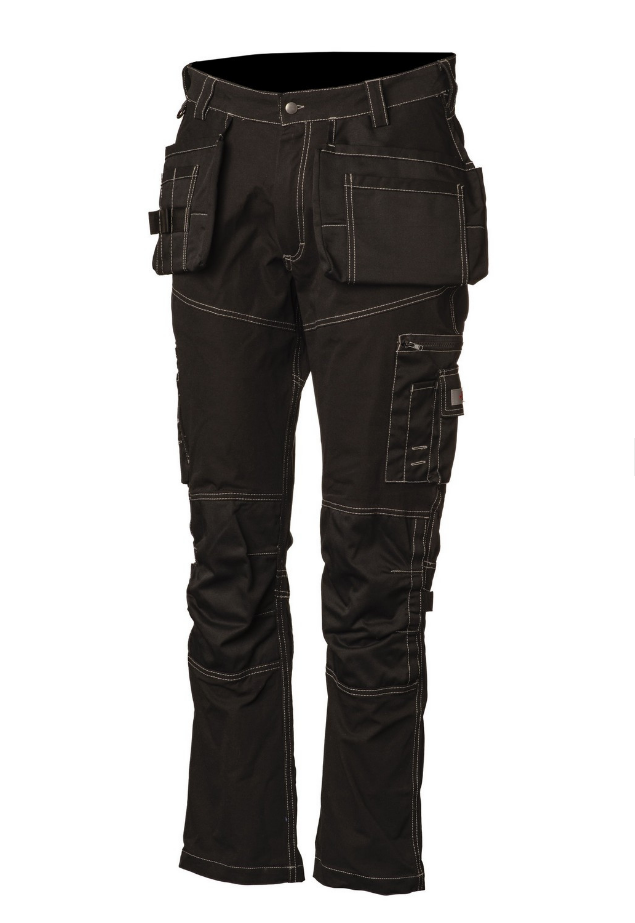 Puuvillaiset Priha Stretch riipputaskuhousut 4355